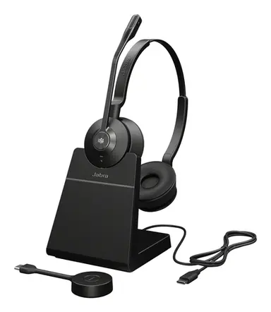 Jabra Engage 55 Sestereo, LINK400C, MS, Stand, NA, image 4