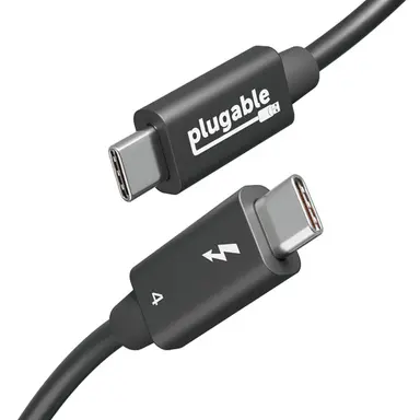 Plugable Technologies Plugable Thunderbolt 4 Cable, 1M (3.3 ft), 240W Epr Charging, Thunderbolt Certifi, image 4