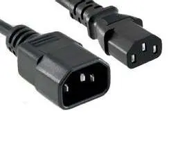 Opengear Extension Cable C13 to C14, Black, 1.8 m