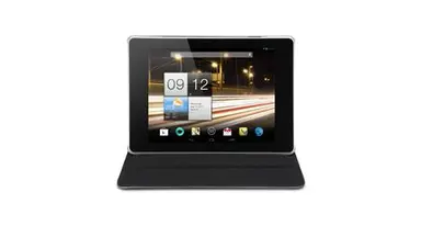 Acer America Dark Gray- Protective Cover for W3-810/ALSO Creates Stand And Prop for Tablet