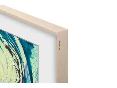 Samsung Electronics America I 75IN The Frame Customizable Bezel - Sand Gold Metal, image 8