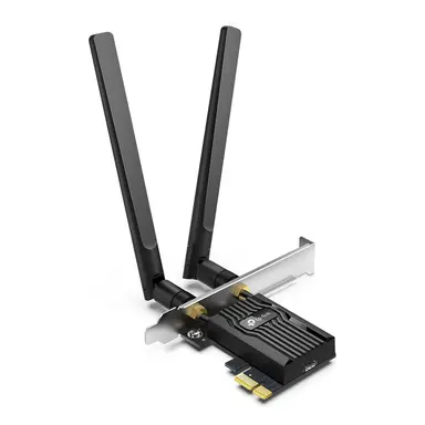 Omada Networks BY TP Link AX3000 Dual Band Wi-Fi 6 Bluetooth Pci Express Adapter SPEED: 2402 Mbps AT 5 GHz