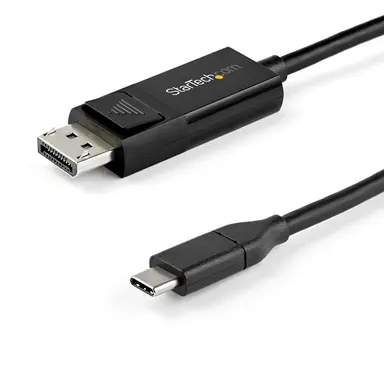 StarTech.com Reversible USB C to DisplayPort 1.4 Cable (USB-C DP Alt Mode Laptop to Monitor)