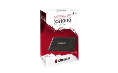Kingston 2TB XS1000 External USB-C 3.2 Gen 2X2 Portable Solid State Drive, image 7