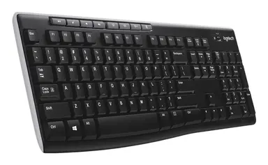 Logitech Wireless Keyboard K270 - Midnight Black - US, image 4