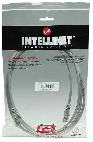 Intellinet 5 FT Gray Cat5e Snagless Patch Cable, image 6