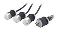 APC by Schneider Electric Power Cord Splitter, L21-20P to (3)L6-20R