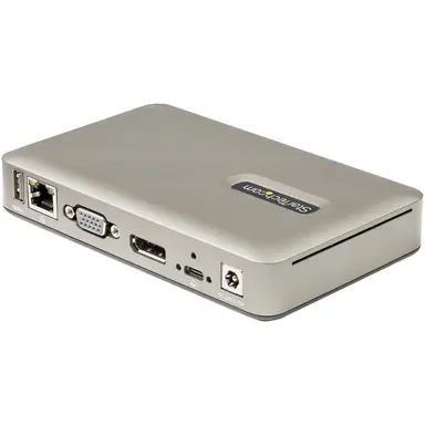 STARTECH.COM USB C Mini Dock with DP 1.2 4K 30HZ OR VGA/3X Usb-A 5GBPS/BC 1.2/1X USB-C 5GBPS, image 6