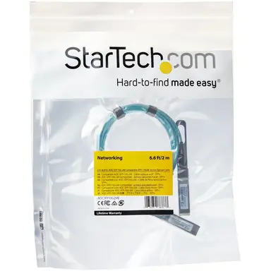 StarTech.com 100% Dell Emc AOC-SFP-10G-2M Active Optical Cable (AOC) - 2M Cable, 10GBPS, Active, image 8