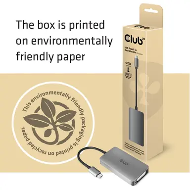 Club 3D B.V USB Type C to DVI I DL Adapter, image 8