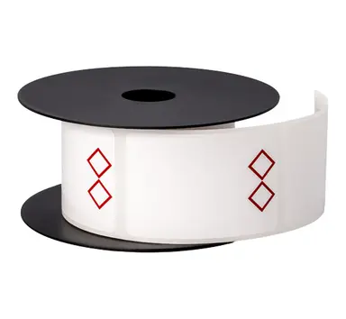 Brother International Corporat 3INX2IN TT GHS 2 Diamonds White Label (Use BMSLPR03XX Ink Ribbons), 3MIL, 5+ Yea, image 7