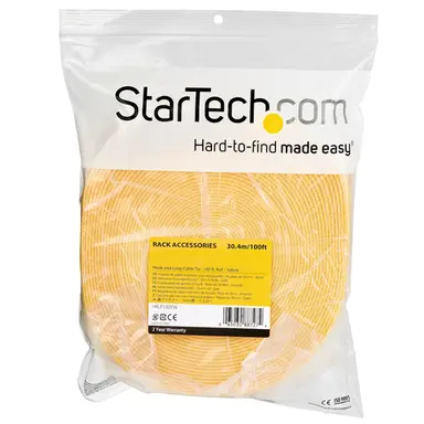 STARTECH.COM 100FT Bulk Roll OF Yellow Hook And Loop Tape 3/4IN (19MM) Wide - Cut to Needed L, image 5