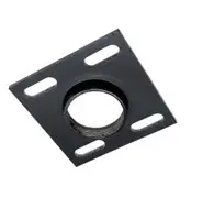 Peerless Industries Ceiling Plate - Black - Unistrut Fittings and Attachment Hardware Not Included;