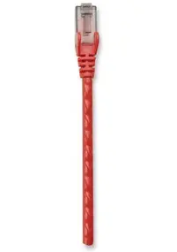 Intellinet Patch Cable Cat6 UTP Red 1 ft Snagless Boot