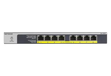NETGEAR Switch - GS108LP - Desktop - Wired - 1GBPS - Networking / Ports Qty: 8 - Gigabit, image 7