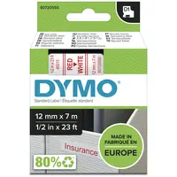 Dymo Labelmanager D1 Tape 12MMX7M 1/2X23 RD/WH, image 3