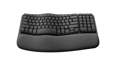 Logitech Wave Keys Wireless Ergonomic Keyboard - Graphite - US, image 6
