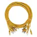 Intellinet CAT8.1 U/FTP Slim Network Patch Cable, 1.5 FT., Yellow, 10-Pack, image 5