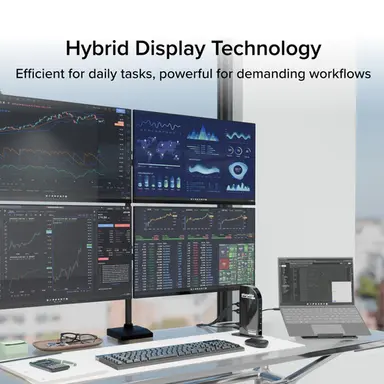 Plugable Technologies Plugable 14-in-1 USB C Docking Station 4X HDMI Quad Dock with 100W Charging, H, image 8