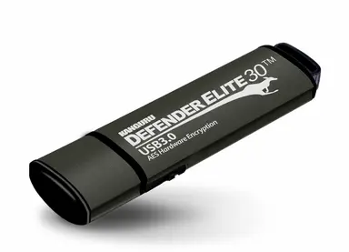 Kanguru Defender ELITE30 Secure Flash Drive W/PHYSICAL Write Protect SWITCH-256G