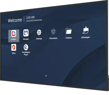 ViewSonic 75 in 4K Commercial Display, 500NITS, 5000:1, 8GB RAM/32GB Storage, Ops Slot, HDM, image 7