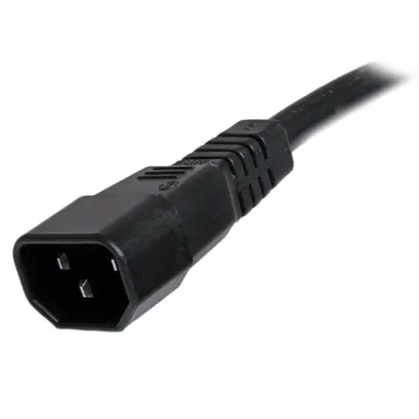 StarTech.com 3 ft (1M) Heavy Duty Extension Cord W/ IEC 60320 C14 to C15 Connectors; 250V at 1, image 6