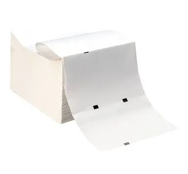 Brother International Corporat Labels Paper Direct Thermal 8.5 X 5.5 Black Mark Fanfolded 2 Labels Per S