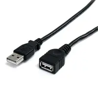 StarTech.com 3 FT Black USB 2.0 Extension Cable a to a - M/F, image 3