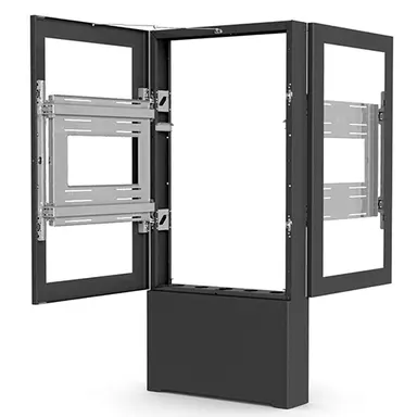 Chief Manufacturing 49 B2B Portrait Floor Kiosk Black