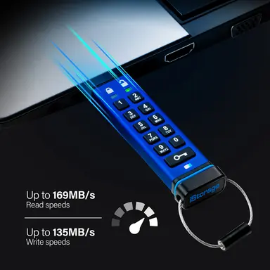 Kanguru Istorage Datashur Pro Fips 140-2 Level 3 Secure Pin Protected Flash DRIVE-16GB, image 8