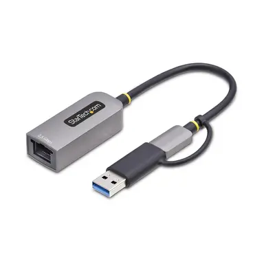StarTech.com 2.5GBE USB-C to Ethernet Adapter with USB-a Converter, Nbase-T NIC, USB 3.0 Type, image 6