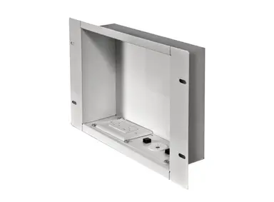 Peerless Industries In-Wall Accessories Box - Epoxy - White - Position Horizontally OR Vertically to