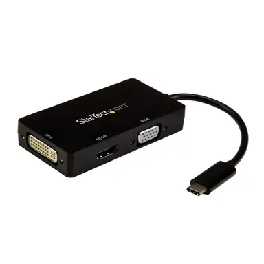StarTech.com 3-in-1 USB C Adapter: USB C to VGA Adapter USB C to DVI Adapter or USB-C to HDMI, image 4