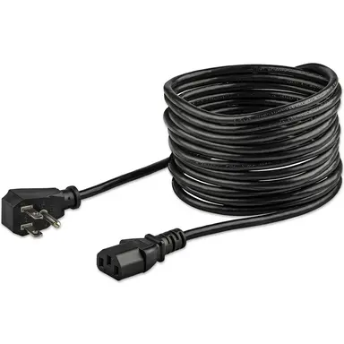 StarTech.com 15 ft (4.5 m) 18AWG Flexible Computer Power Cord W/ Flat NEMA 5-15P and IEC 60320, image 8