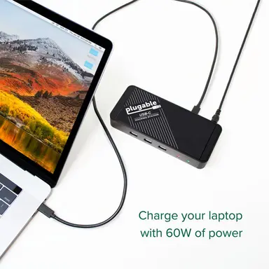 Plugable Technologies Plugable USB-C Dock 4K HDMI, 60W Charging, Ethernet, USB 3.0/2.0 Ports USB-C D, image 6