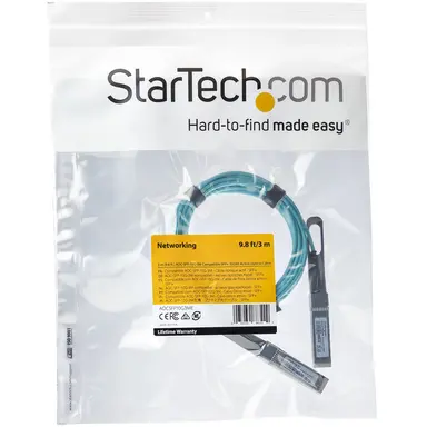 StarTech.com 100% Dell Emc AOC-SFP-10G-3M Active Optical Cable (AOC) - 3M Cable, 10GBPS, Active, image 8