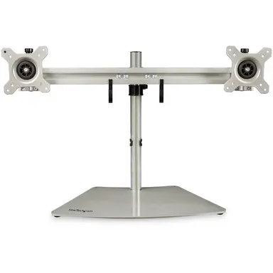 StarTech.com VESA 75X75/100X100MM Free Standing Dual Monitor Stand for Displays up to 24