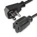 StarTech.com AC Power Extension Cord 18IN/0.45M 18AWG Power Supply Extension Cable NEMA 5-15R, image 5