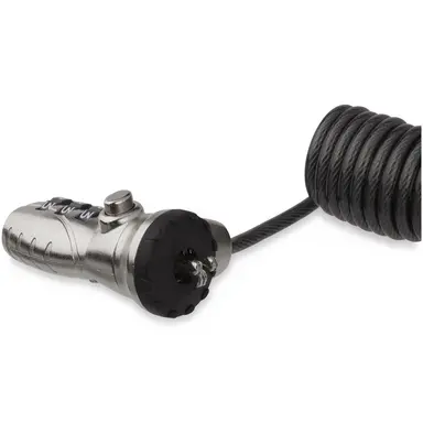 STARTECH.COM Laptop Combination Cable Lock - with 6 Ftself-Coiling Cable - Portable 3-DIGIT L, image 6