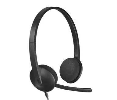 Logitech H340 Wired, UC (USB-a) - Black, image 4