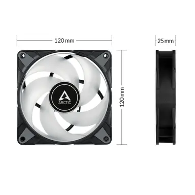 Arctic Cooling P12 PWM PST RGB 0DB (Black), image 8