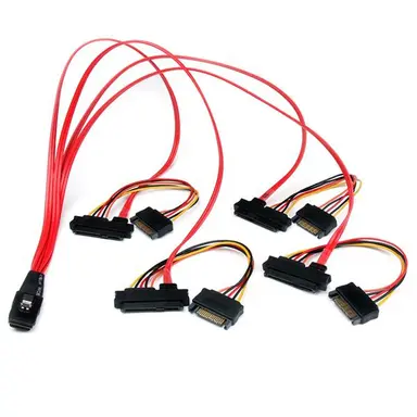 STARTECH.COM Connect A SAS Controller to 4 SAS Drives - Sff 8087 to Sff 8482 - SFF8087 to Sff