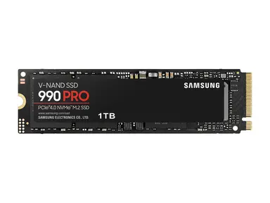 Samsung Electronics America Samsung 990 Pro SSD - 1TB - PCI Express 4.0 X4 - M.2 - 5-Year Limited Warranty O