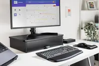 Kensington Computer Uvstand Monitor Stand with Uvc Sanitization Compartment, image 3