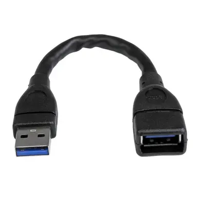 StarTech.com Extend the Reach of Your USB 3.0 Port by 6 Inches - 6 in USB 3.0 a Male to a Fema, image 4