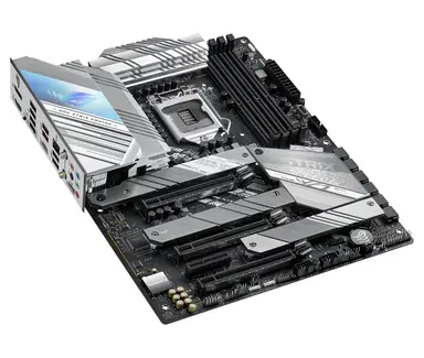 ASUS The ASUS Rog Strix Z590-A Gaming WIFI II White And Silver Scheme Motherboard IS, image 8