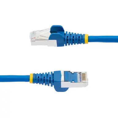 StarTech.com 10 ft Cat6a Ethernet Cable - Blue - Low Smoke Zero Halogen (LSZH) - 10GBE 500MHz, image 7