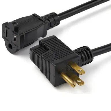 StarTech.com 3 ft Piggyback Power Extension Cord