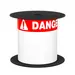Brother International Corporat 3INX5IN TT ANSI/Osha Danger 3/4IN Red Header White Vinyl Label, image 5
