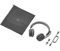 Logitech Zone Wireless 2 Headset - UC, Graphite, No Stand, image 3